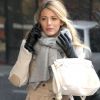 Blake Lively sur le tournage de Gossip Girl à New York, le 10 janvier 2012