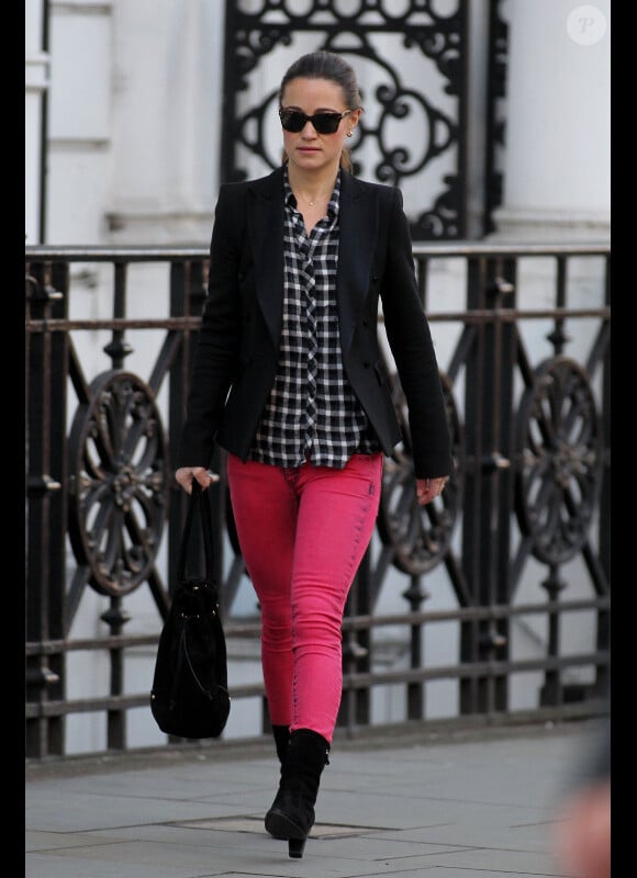 Pippa Middleton à Londres, le 11 janvier 2012.