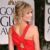 Stacy Keibler, en Valentino, lors des Golden Globes le 15 janvier 2012 à Beverly Hills