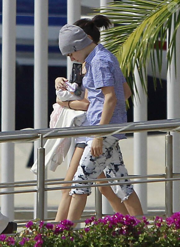 Justin Bieber et Selena Gomez le 6 janvier 2012 au Mexique