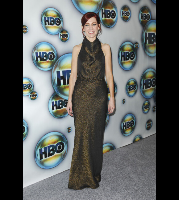 Carrie Preston à l'after party des Golden Globes de HBO, le 15 janvier 2012 à Los Angeles.