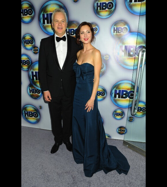 Tim Robbins et Eva Amurri à l'after party des Golden Globes de HBO, le 15 janvier 2012 à Los Angeles.