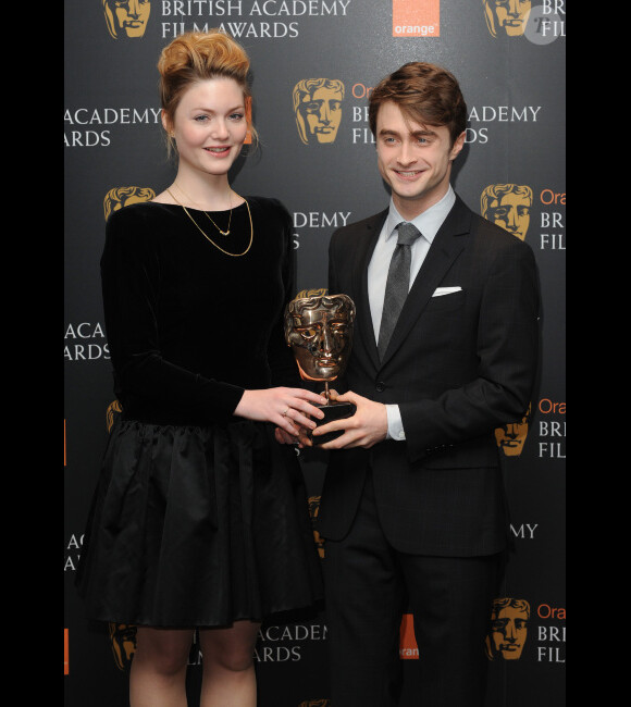 Daniel Radcliffe et Holliday Grainger ont annoncé les nominations aux BAFTA, le 17 janvier 2012 à Londres.
