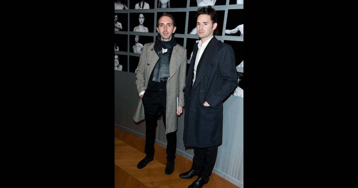 Qui Est Le Compagnon De Nicolas Maury Mikael Bluch et Nicolas Maury lors de la soirée des Révélations à l