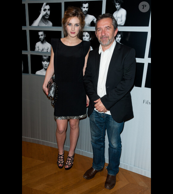 Alison Wheeler et Pascal Chaumeil lors de la soirée des Révélations à l'hôtel Meurice à Paris le 16 janvier 2012