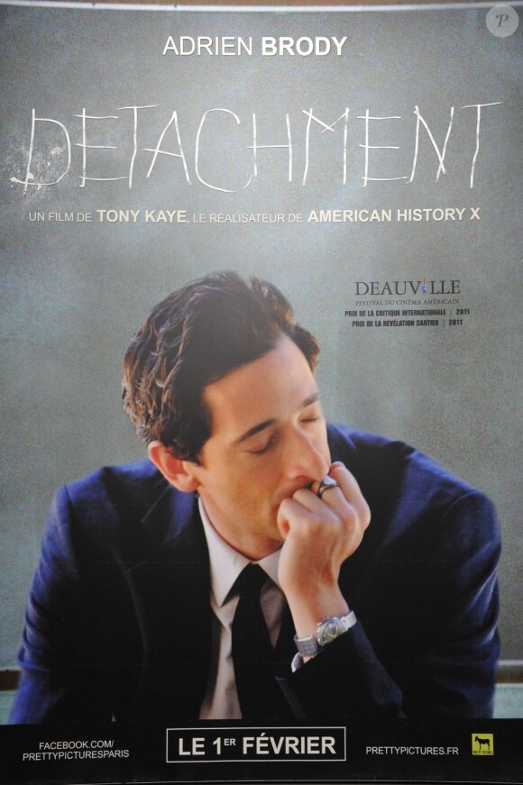 Adrien Brody dans le rôle déchirant d'un professeur impliqué dans le film Detachment.