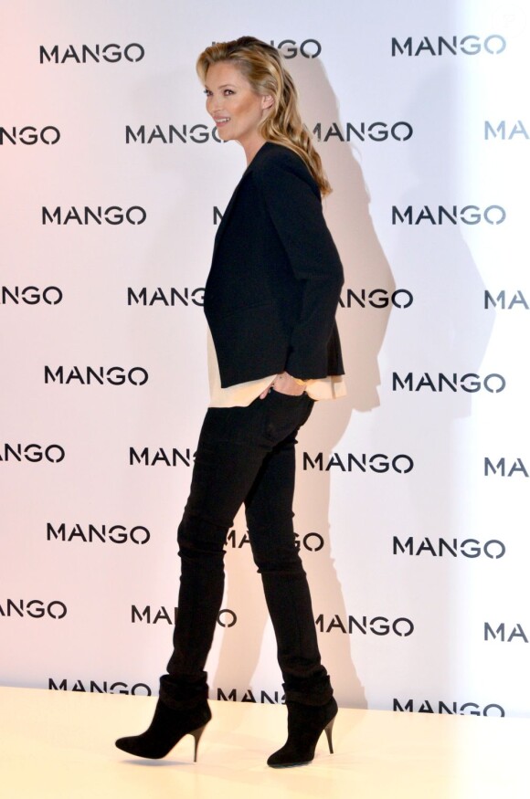 Kate Moss à Londres, le 24 janvier 2012.