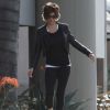 Lisa Rina, 48 ans, en promenade dans le quartier de Studio City, à Los Angeles, le 29 janvier 2012.