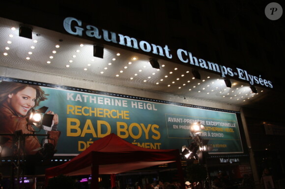 Katherine Heigl lors de l'avant-première du film Recherche Bad Boys Désespérément à Paris le 31 janvier 2012