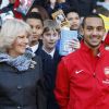 Camilla Parker Bowles lançait le 26 janvier 2012 un programme d'incitation à la lecture promu par les stars du championnat de footabll anglais, à l'Emirates Stadium d'Arsenal et en compagnie du jeune Gunner Theo Walcott.