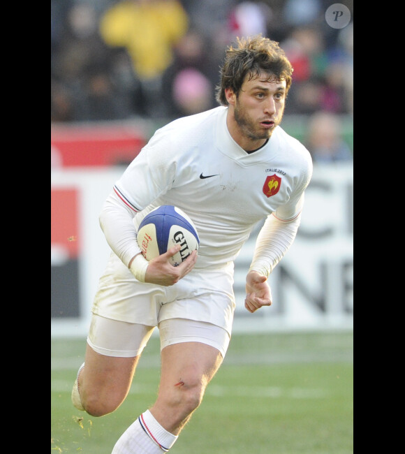 Maxime Médart lors du match face à l'Italie lors du Tournoi des VI Nations le 4 février 2012 à Saint-Denis