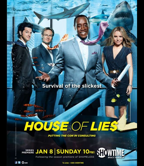 Kristen Bell dans sa nouvelle série House of Lies.