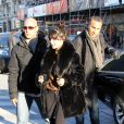 Vanessa Hudgens fait une escale au célèbre Bon Marché, à Paris, le samedi 11 février 2012.