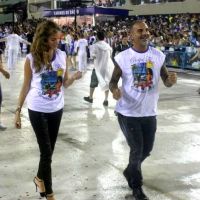 Christian Audigier : Amoureux au bras de sa douce durant le Carnaval de Rio