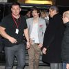 Harry Styles des One Direction débarque à Paris, le 14 février 2012.