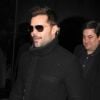 Ricky Martin quitte le plateau de Good Morning America, à New York, le mercredi 15 février 2012.