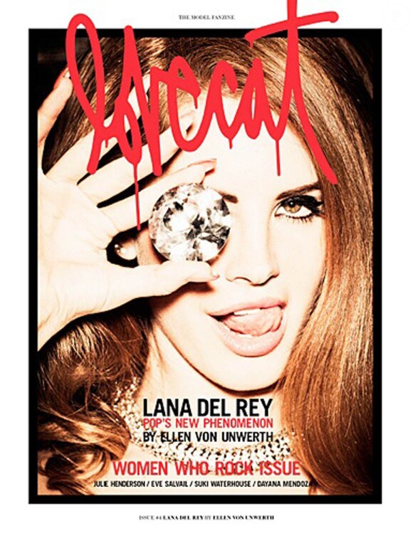 Lana Del Rey fait la couverture du magazine Lovecat, diamants à la clé.