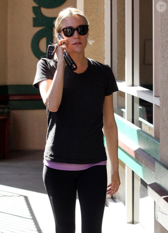 Kristin Cavallari en mode sportive à Los Angeles, le 17 février 2012.