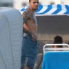 Chris Brown à Miami le 17 février 2012.