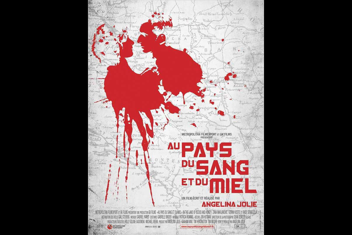 Photo : L'affiche d'Au pays du sang et du miel. - Purepeople