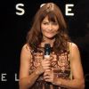 Helena Christensen, égérie Trimph Essence, était à Varsovie pour la promotion de la dernière collection de la marque de lingerie. Le 22 février 2012.