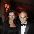 Alain Terzian et Sidonie Dumas lors de l'after-party de la 37ème cérémonie des César au Fouquet's, le 24 février 2012 