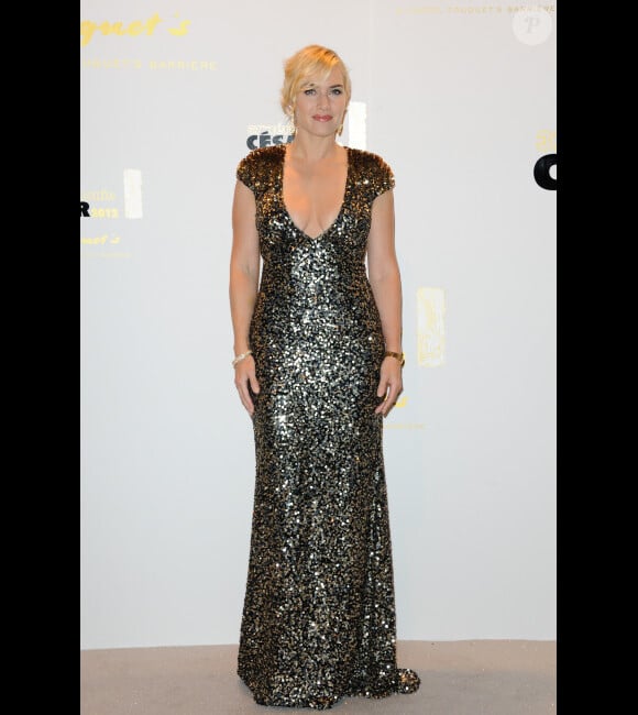 Kate Winslet lors de l'after-party de la 37ème cérémonie des César au Fouquet's, le 24 février 2012