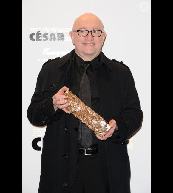 Michel Blanc lors de l'after-party de la 37ème cérémonie des César au Fouquet's, le 24 février 2012