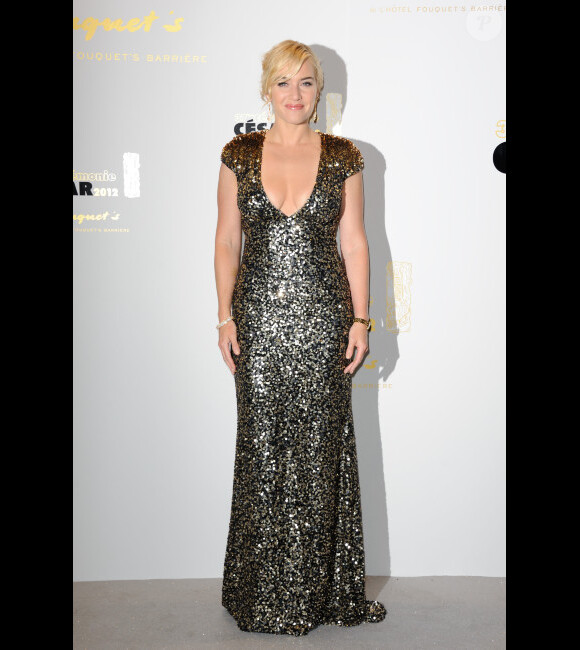 Kate Winslet lors de la 37ème cérémonie des César à Paris, le 24 février 2012