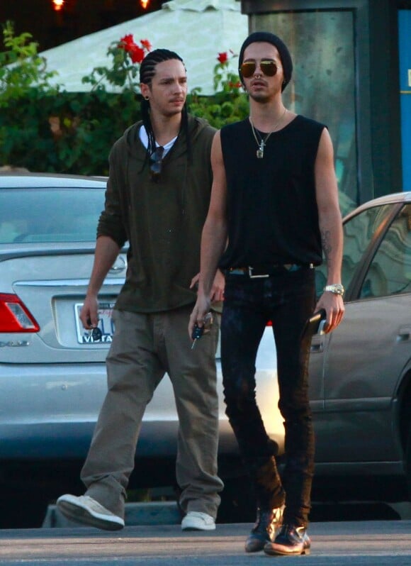Bill et Tom Kaulitz à Los Angeles en juillet 2011