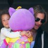 Gabriel Aubry et Nahla le 8 février 2012 à Los Angeles