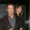 Sylvester Stallone et sa femme Jennifer Flavin à la sortie du restaurant Craig's dans West Hollywood le 1er mars 2012