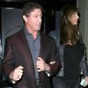 Sylvester Stallone et sa femme Jennifer Flavin à la sortie du restaurant Craig's dans West Hollywood le 1er mars 2012