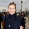 Natalia Vodianova au défilé Valentino à Paris le 6 mars