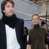 Natalia Vodianova et Antoine Arnault lors de son arrivée au défilé Louis Vuitton le 7 mars 2012