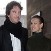 Natalia Vodianova et Antoine Arnault lors de son arrivée au défilé Louis Vuitton le 7 mars 2012