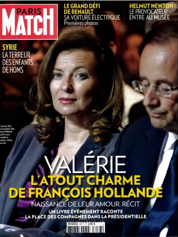 Paris Match en kiosques le 8 mars 2012.