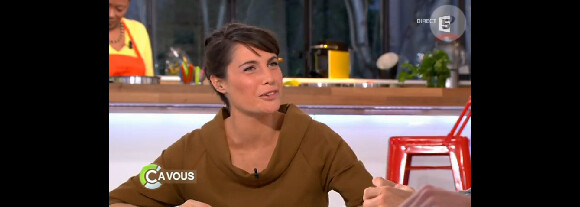 Alessandra Sublet dans C à Vous, le jeudi 8 mars 2012