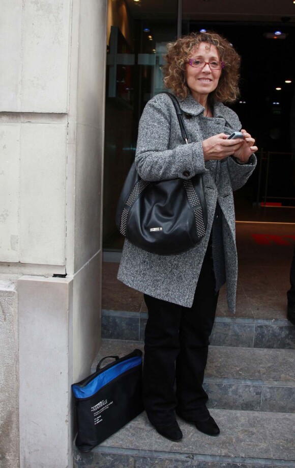 Mireille Dumas à Paris, le 11 janvier 2012.
