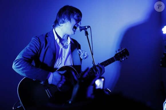 Pete Doherty à la soirée The Kooples organisée à Paris le 13 mars 2012