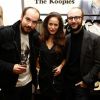 Kyan Khojandi, Alice David et Harry Tordjman et à la soirée The Kooples organisée à Paris le 13 mars 2012