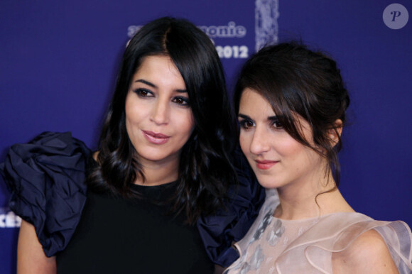Leïla Bekhti et Géraldine Nakache, en février 2012 à Paris.