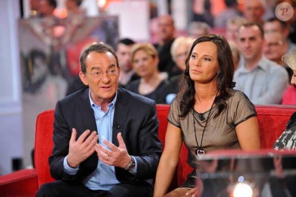 Jean-Pierre Pernaut et Nathalie Marquay dans l'émission Vivement Dimanche, le 18 mars sur France 2