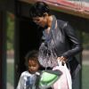 Halle Berry est allée chercher sa fille Nahla à l'école à Los Angeles le 14 mars 2012S