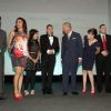 Le prince Charles et les célébrités lors de la cérémonie des Prince's Trust and L'Oreal Paris Celebrate Success Awards le 14 mars 2012 à l'Odeon Leicester Square de Londres.
