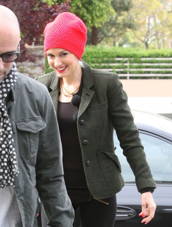 Gwen Stefani va en studio le 13 mars 2012 à Los Angeles