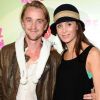 Tom Felton et sa douce Jade lors du thé d'anniversaire de Perez Hilton à Los Angeles le 24 mars 2012