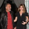 Christian Audigier et sa chérie Nathalie Sorensen, vont au restaurant d'Olivier Martinez à Miami le 24 mars 2012