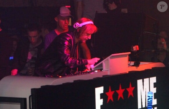 David Guetta fait la fête à Miami le 23 mars 2012