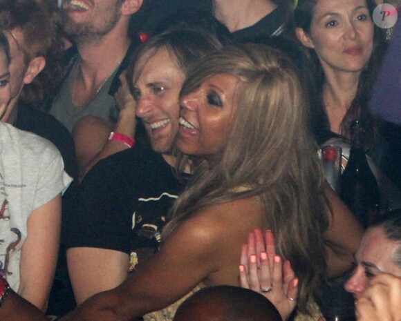 David et Cathy Guetta le 23 mars 2012 à Miami
